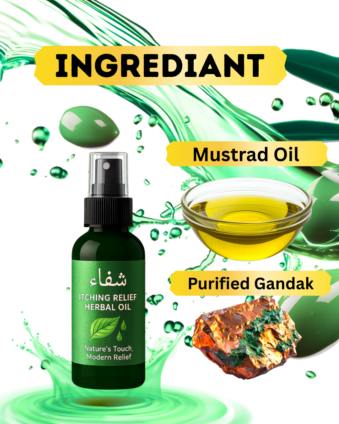 Herbal Itching Relief Oil-Fast Calm for Every itching